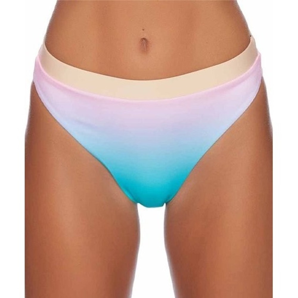 NWT Reef Teen Spirit M Tie Dye Banded High-Waisted Bikini Bottom #99331